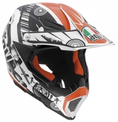 Helma AGV AX-8 Evo Cool- oranžová