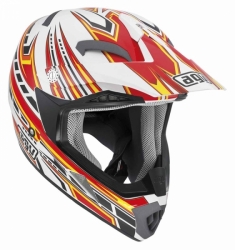 Helma AGV MT-X Point- červená