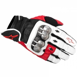 Rukavice Alpinestars Octane S-Moto 2012- Černo-červeno-černé