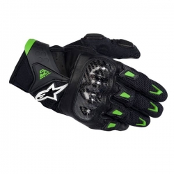 Rukavice Alpinestars SMX-2 Air Carbon- černo-zelené